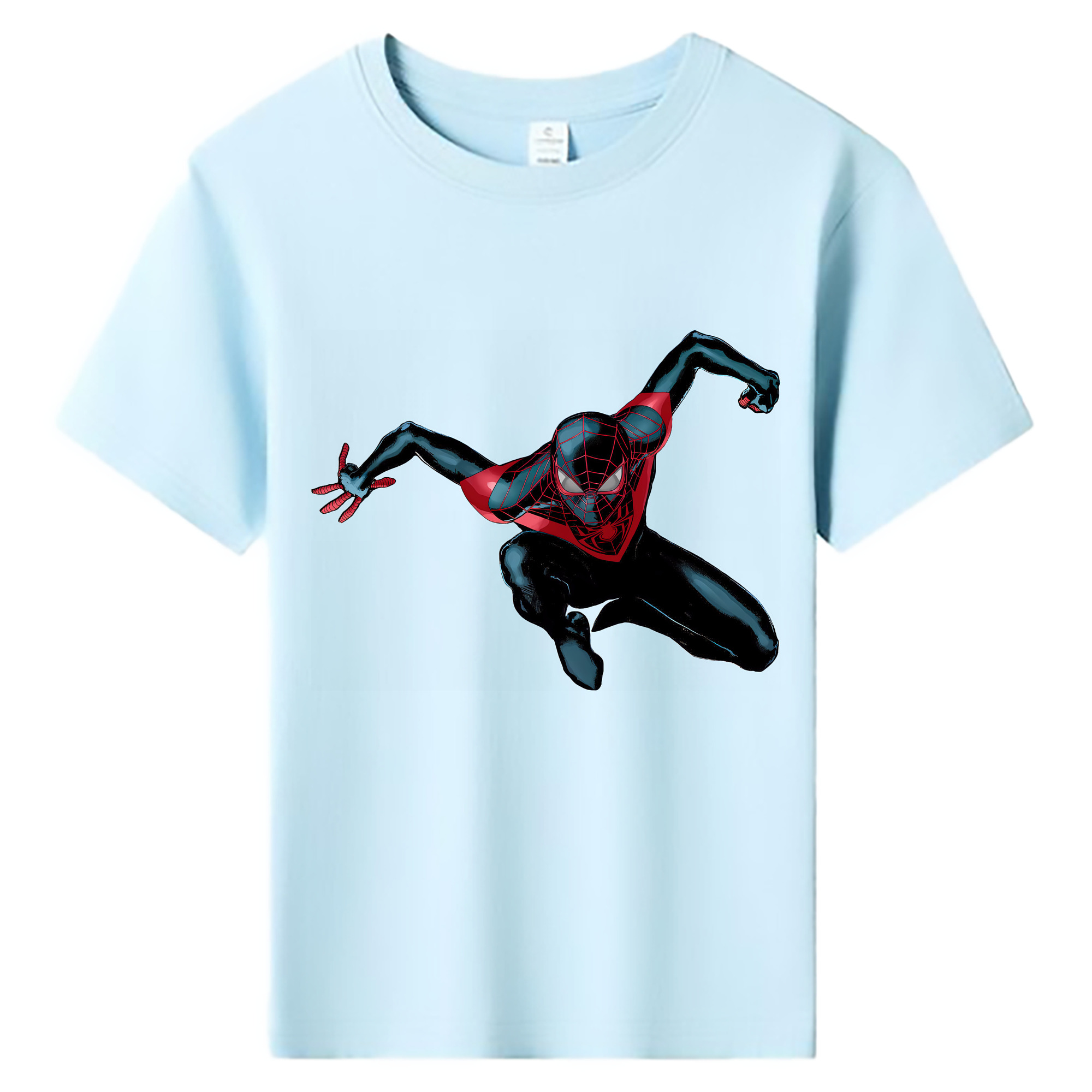 （画像用） Spider Man スパイダーマン 綿100％キッズTシャツ（フロントプリント）